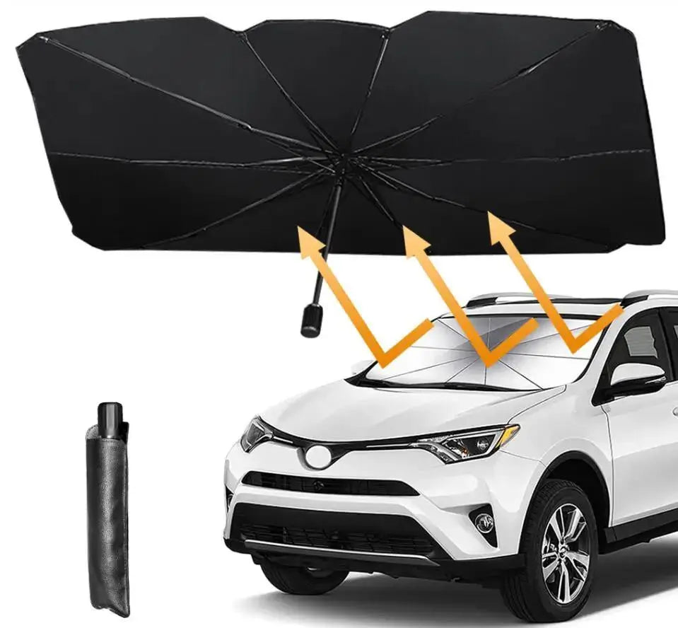 Parasol Auto Anti-Soleil : Le Bouclier Solaire Auto - Le produit N°1 pour protéger votre voiture
